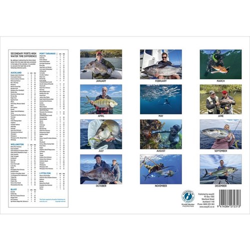 Easy2C Wall Calendar Born 2 Fish 2027