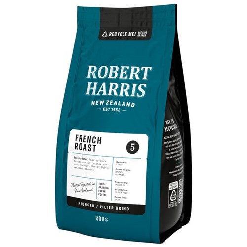 Robert Harris French Roast Plunger & Filter Coffee 200g