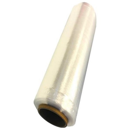 Pre-Stretched Hand Pallet Wrap 450mm x 500m 10 Micron Clear