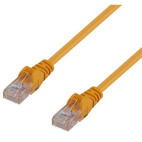 Dynamix Cat6 UTP Patch Lead Cable 15m Yellow