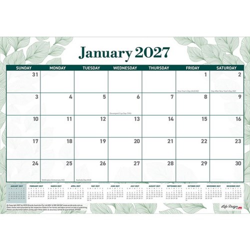 Sasco Desk Planner Small 2027 210x297mm