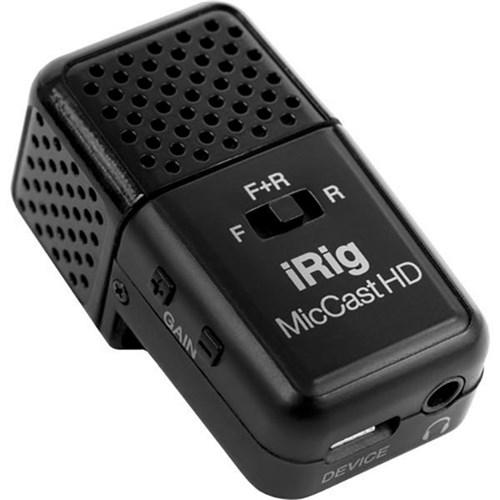IK Multimedia iRig Mic Cast HD Multipattern USB Microphone for Smartphones
