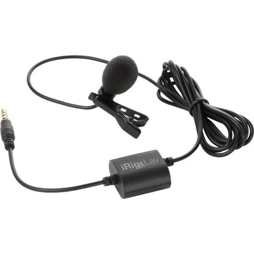 IK Multimedia iRig Mic Lavalier Mic for Smartphone, Tablets, Computers & More