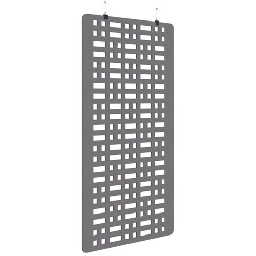 Sonic Acoustic Hanging Screen 1200x2250mm Grid Grey
