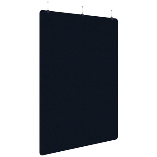 Sonic Acoustic Hanging Screen 1800x2250mm Plain Panel Dark Blue