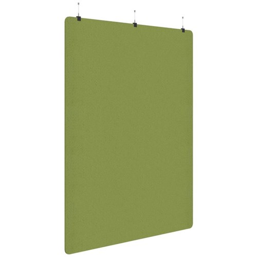 Sonic Acoustic Hanging Screen 1800x2250mm Plain Panel Banana Green
