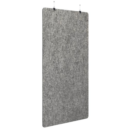 Fiord Acoustic Hanging Screen 1200x2250mm Plain Panel Marble