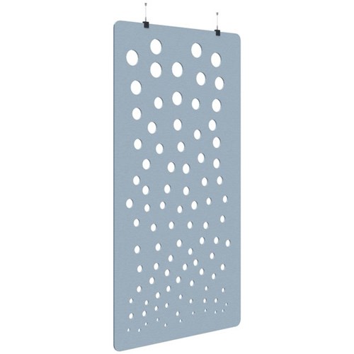 Fiord Acoustic Hanging Screen 1200x2250mm Bubble Pacific Blue