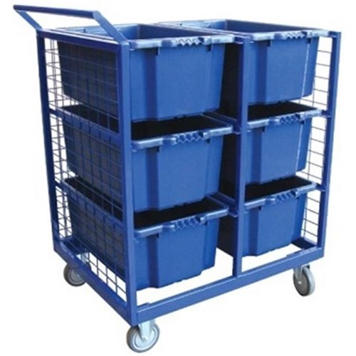 Trust Tote 6 Bin Trolley 910x715mm Blue