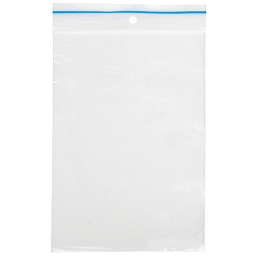 Resealable Plastic Bags 100x155mm Clear, Pack of 100