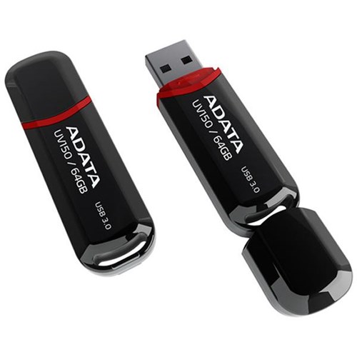 Adata UV150 Dashdrive USB 3.0 64GB Black/Red