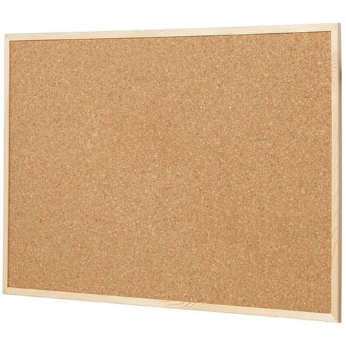 Quartet Cork Board Pine Frame 600x900mm