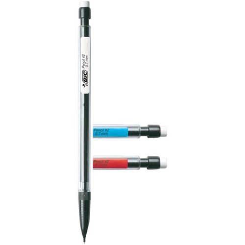 BIC 10K Mechanical HB Pencil 0.7mm Assorted Clip Colour