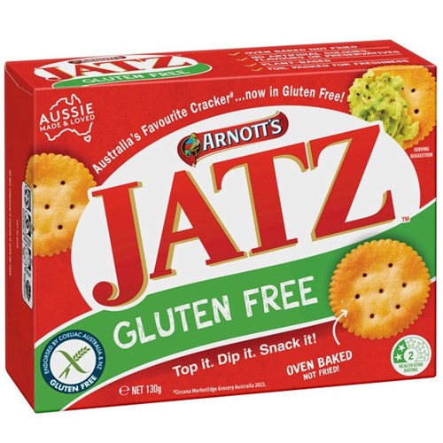 Arnotts Jatz Crackers Gluten Free 130g