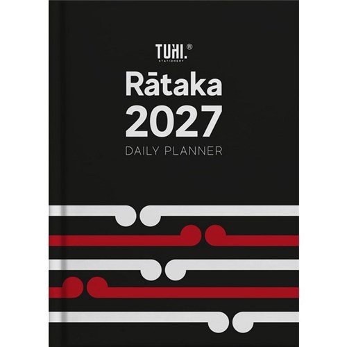 Tuhi B51 Bilingual Diary Day Per Page Rātaka 2027 Koru