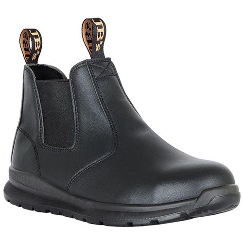 JB's Microfibre Elastic Sided Safety Boots Slip On Black Size 13