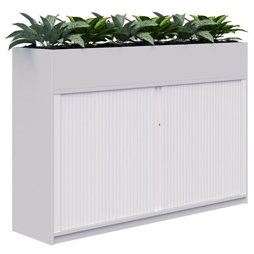 Fiord Planter Tambour Locking 1200x1800mm Snow