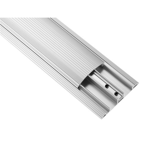Lumi 2 Channel Slim Aluminum Floor Cable Cover 1604x92mm 