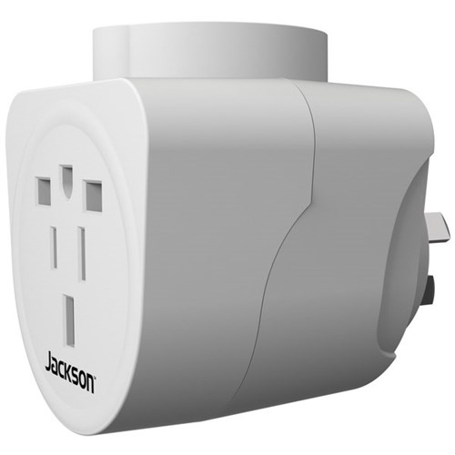Jackson Inbound Travel Adapter with Surge Protection USA/Japan/UK/Hong Kong/Europe to NZ/AU Plug