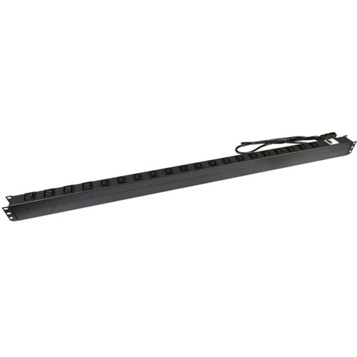Dynamix 20 Outlet Vertical Power Rail (16x 10A IEC C13 & 4x 16A IEC C19) 16 Amp