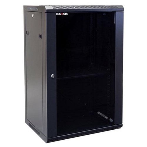 Dynamix 18RU Wall Mount Cabinet 450mm Deep Black