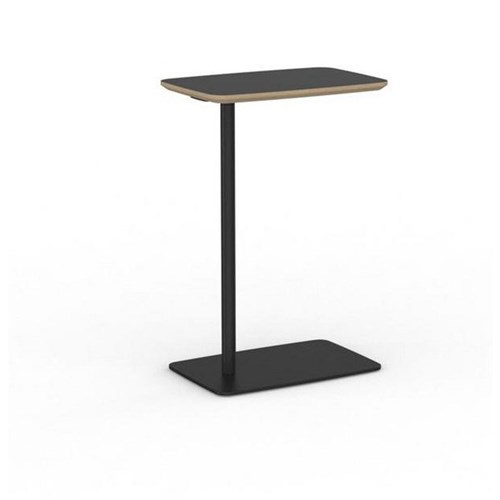 Cubit Side Table 650mm Black/Black