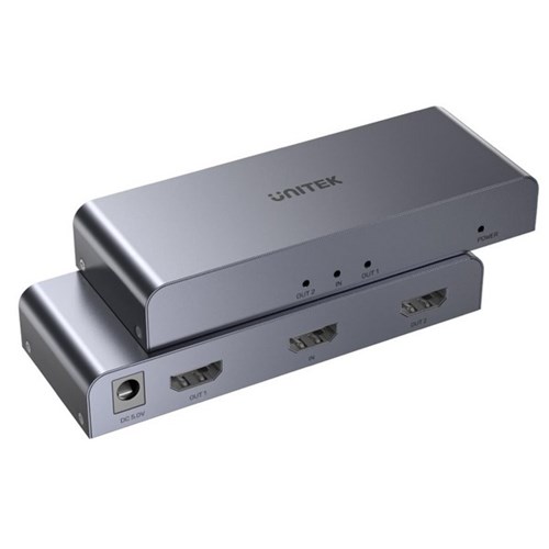 Unitek HDMI Splitter 1 In 2 Out 1.4 4K