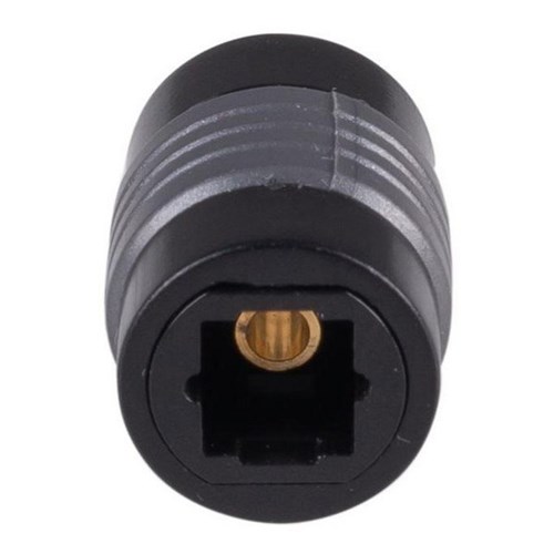 Dynamix TosLink Fibre Optic Audio Coupler Female to Female Black