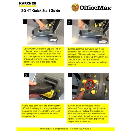 Karcher SG 4/2 Classic Steam Cleaner