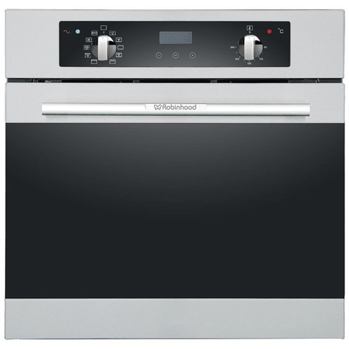 Robinhood 60cm Built-In 10 Function Wall Oven Stainless Steel/Black