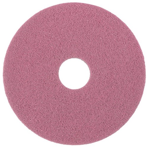 Twister Diamond Floor Cleaning Pad 15 Inch Pink, Pack of 2
