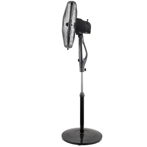 Nero Quiet Pedestal Fan 400mm Black