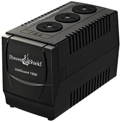 PowerShield Voltguard AVR Surge Protector 1500VA 750W 3 Pin Outlets