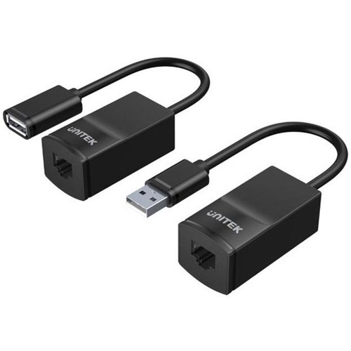 Unitek USB1.1 Extension Over RJ45 up to 60m Black