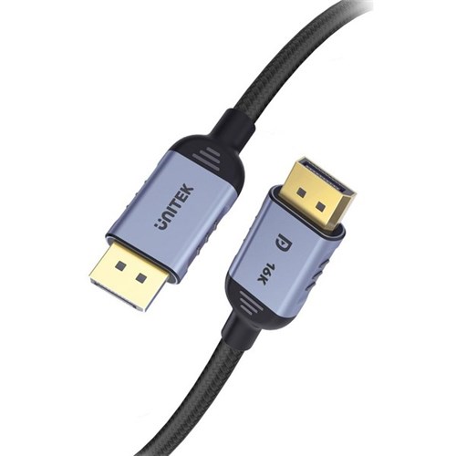 Unitek DisplayPort V2.1 Cable 1m Grey