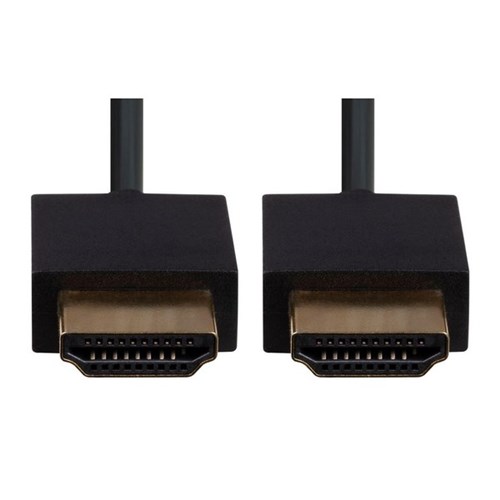 Dynamix Black Nano High Speed HDMI Cable with Ethernet 2m
