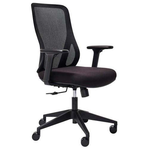 Buro Mondo Riley Height Adjustable Armrests for Buro Mondo Riley Chair Black, Set of 2