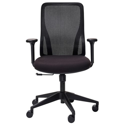 Buro Mondo Riley Height Adjustable Armrests for Buro Mondo Riley Chair Black, Set of 2