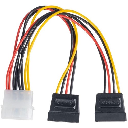 Dynamix Dual Port Serial ATA Power Splitter Cable