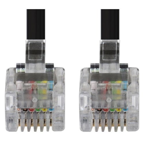 Dynamix Male RJ12 to RJ12 Phone Cable 10m