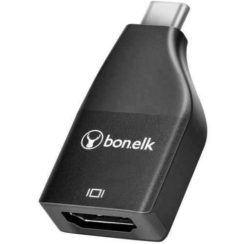 Bonelk Long-Life USB-C to 4K HDMI Adapter Black