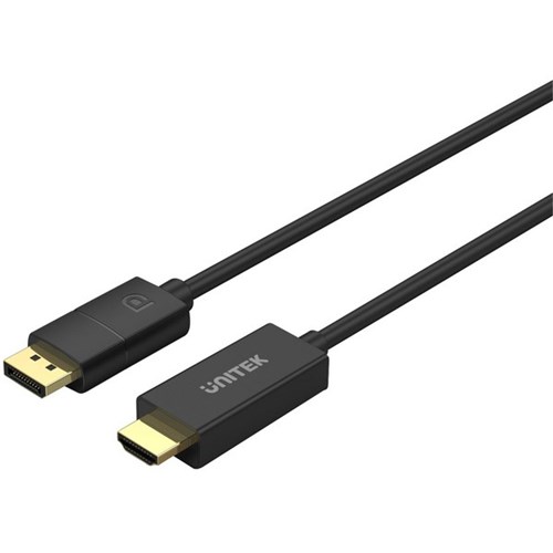 Unitek DisplayPort 1.2 to HDMI 4K Cable 1.8m Black