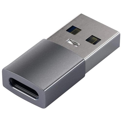 Satechi Aluminium USB-A to USB-C Adapter Space Grey