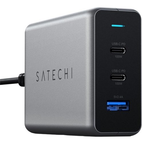 Satechi USB-C 100W PD GaN Compact Wall Charger