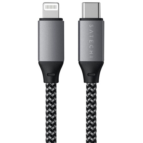 Satechi USB-C to Lightning Short Cable 250mm Space Grey