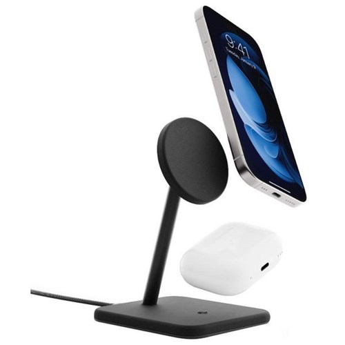 Twelve South HiRise 2 Deluxe 2-in-1 Qi2 Charger Black