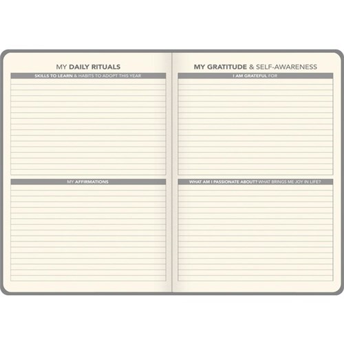 Collins A51 Diary A5 Day Per Page 2026 Gratitude & Goals Assorted Colours