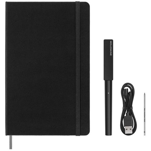 Moleskine SWS3 Smart Pen 3 & Smart Notebook Large Black