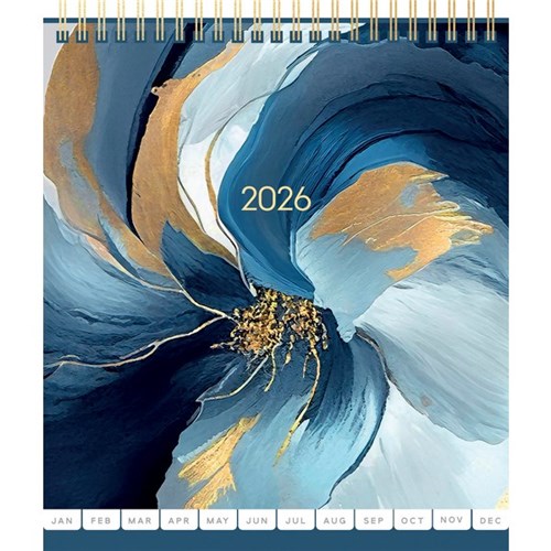 Collins Desk Calendar Top Opening 2026 Painterly