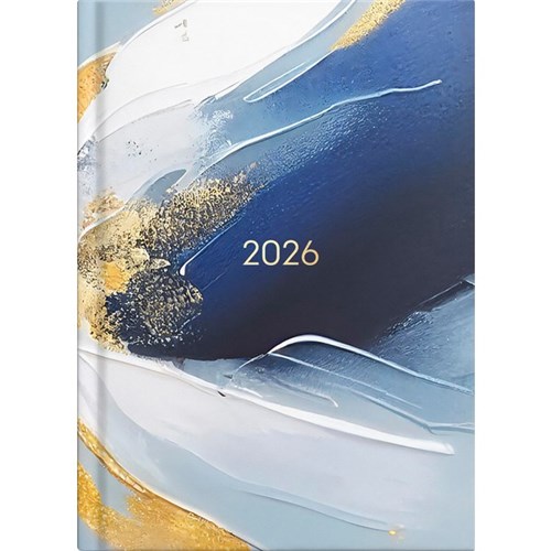 Collins A53 Diary A5 Week to View 2026 Painterly Assorted Designs